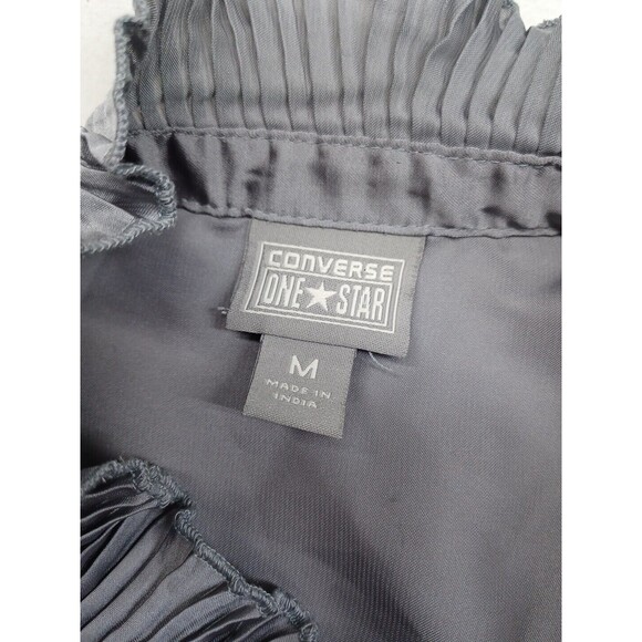 Converse One Star Blouse Adult Gray Sleeveless Shirt Womens Sz M - Picture 9 of 11